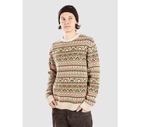 Passenger Stoked Knitted Jumper Pull à motifs L