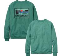 Passenger - Sweat à capuche décontracté - Roamer Organic Cotton Sweatshirt Deep Ocean en Coton - Taille L - Vert Vert L
