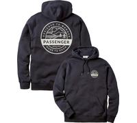 Passenger - Sweat à capuche en coton bio - Odyssey Organic Cotton Hoodie Black pour Homme en Coton - Taille L - Noir Noir L