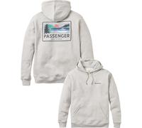 Passenger - Sweat à capuche en coton recyclé - Roamer Recycled Cotton Hoodie Grey Marl pour Homme en Coton - Taille L - Gris Gris L
