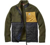 Passenger - Sweat à capuche en sherpa - Born Explorer Recycled Polar-Lined Sherpa Fleece Khaki pour Homme en Laine - Taille S - Kaki Kaki S