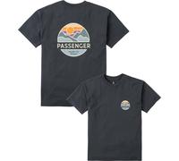 Passenger - T-shirt ample en coton recyclé - Laidback Recycled Cotton Relaxed Fit T-Shirt Black pour Homme en Coton - Taille S - Noir Noir S