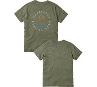 Passenger - T-shirt en coton biologique et recyclé - Escapism Recycled Cotton T-Shirt Dusty Olive pour Homme en Coton - Taille M - Kaki Kaki M