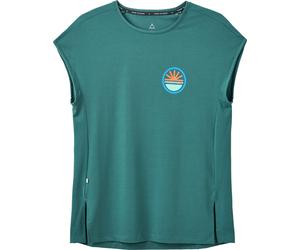 Passenger - T-shirt en polyester recy hase The Light Active T-Shirt W Deep Ocean pour Femme - Taille S - Bleu Bleu S