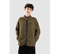 Passenger Tripper Full Zip Recycled Sherpa Veste polaire vert XL
