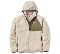Passenger - Pull à capuche en polaire recyclée - Ventura 1/2 Zip Recycled Sherpa Fleece Oatmeal Khaki pour Homme - Taille M - Beige Beige M