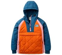 Passenger - Women's Alba 1/2 Zip Jacket - Veste de loisirs - L - dark denim / sunset orange