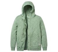 Passenger - Women's Clementine Recy. Quilted Popper Up Hoodie - Sweat à capuche - L - pistachio