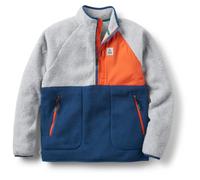 Passenger - Women's Home 2.0 1/2 Zip Recycled Sherpa Fleece - Veste polaire - L - grey marl / dark denim