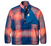 Passenger - Polaire en sherpa double face brossée - Home Sherpa Fleece W Rich Navy Red Ochre Check - Taille M Navy M