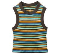 Passenger - Women's Out There Ribbed Vest - Débardeur - XL - espresso multi stripe