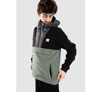 Passenger Woodland Hooded 1/2 Zip Polar Half-Zip Pull polaire noir L