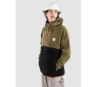 Passenger Woodland Hooded 1/2 Zip Polar Half-Zip Pull polaire noir S
