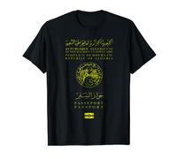 Passeport Algerien drapeau DZ 1 2 3 viva l'algerie fierté T-Shirt
