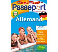 Passeport - Allemand - De la 6e à la 5e - Cahier de vacances 2026