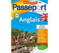 Passeport - Anglais - De la 3e à la 2nde - Cahier de vacances 2026
