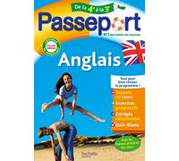 Passeport - Anglais - De la 4e à la 3e - Cahier de vacances 2025