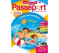 Passeport Cahier de Vacances 2020 - Toutes les matières du CE2 au CM1 - 8/9 ans