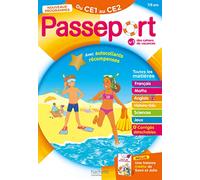 Passeport CE1-CE2 7-8 ans – Cahier de vacances 2025 – Histoire inédite & autocollants