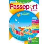 Hachette Pratique – Passeport – Du CE2 au CM1 (8/9 ans) – Cahier de vacances 2025