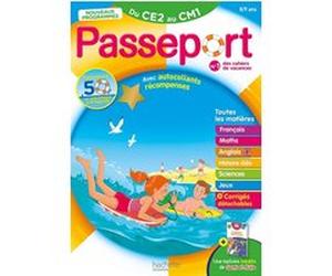 Passeport - Du CE2 au CM1 8/9 ans Cahier de vacances 2026 Michèle Bacon (Auteur), Jean-Etienne Hérété (Auteur), Xavier Knowles (Auteur), Thérèse Bonté (Illustration)