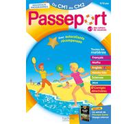Passeport – Du CM1 au CM2 (9/10 ans) – Cahier de vacances 2025 – Hachette Pratique