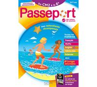 Hachette Pratique – Passeport : Du CM2 à la 6ème (10/11 ans) – Cahier de vacances 2026