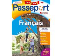 Passeport – Français de la 6e à la 5e – Cahier de vacances 2026 – Hachette Pratique (Note : auteur non fourni, éditeur/manufacturer ajouté.)