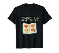 Passeport Full Heart Fuller Diversity Unity Travel T-Shirt