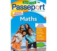 Passeport - Maths de la 4e à la 3e - Cahier de vacances 2021