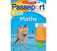 Passeport - Maths de la 6e à la 5e - Cahier de vacances