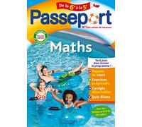 Hachette Pratique – Passeport : Maths – De la 6e à la 5e – Cahier de vacances 2025
