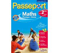 Passeport - Maths / Physique-Chimie - De la 2de à la 1re - Cahier de vacances 2025