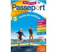 Passeport - Toutes les matières - De la 5e à la 4e - Cahier de vacances 2025