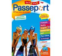 Passeport - Toutes les matières de la 6e à la 5e - Cahier de vacances 2021