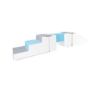 Passerelle 5 blocs blanc bleu gris