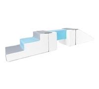 Passerelle 5 blocs blanc bleu gris Bleu G