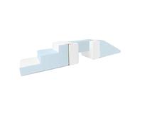 Passerelle 5 blocs blanc bleu pastel