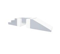 Passerelle 5 blocs blanc gris
