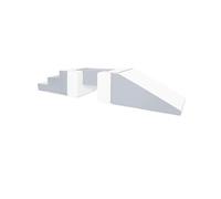 Passerelle 5 blocs blanc gris