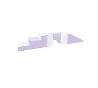 Passerelle 5 blocs blanc lilas