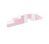 Passerelle 5 blocs blanc rose pastel Rose G