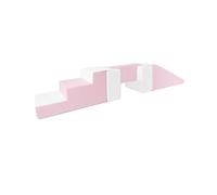 Passerelle 5 blocs blanc rose pastel