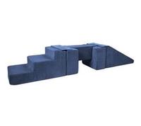 Passerelle 5 blocs bleu marine velours côtelé