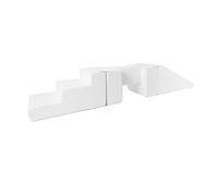 Passerelle 5 blocs en mousse blanc
