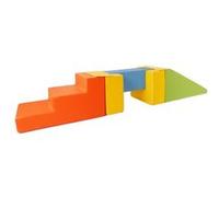 Passerelle 5 blocs jaune vert bleu orange