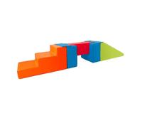 Passerelle 5 blocs vert rouge bleu marine orange