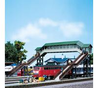 Passerelle couverte pour piétons - FALLER 120198 - HO 1/87