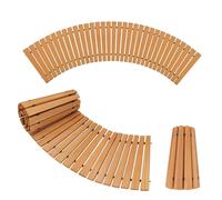 Passerelle en Bois,Haute Densité Imputrescible | Passerelle en Bois pour Jardin | Terrasse Entrée Piscine Camping Cour Arrière Jardiniers Paysagistes