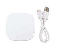 Passerelle intelligente sans fil et hub pont WiFi pour appareils Zigbee 2.0 Blanc - Compatible avec les produits intelligents Tuya et Assistant - Prend en charge 50 appareils (Blanche)
